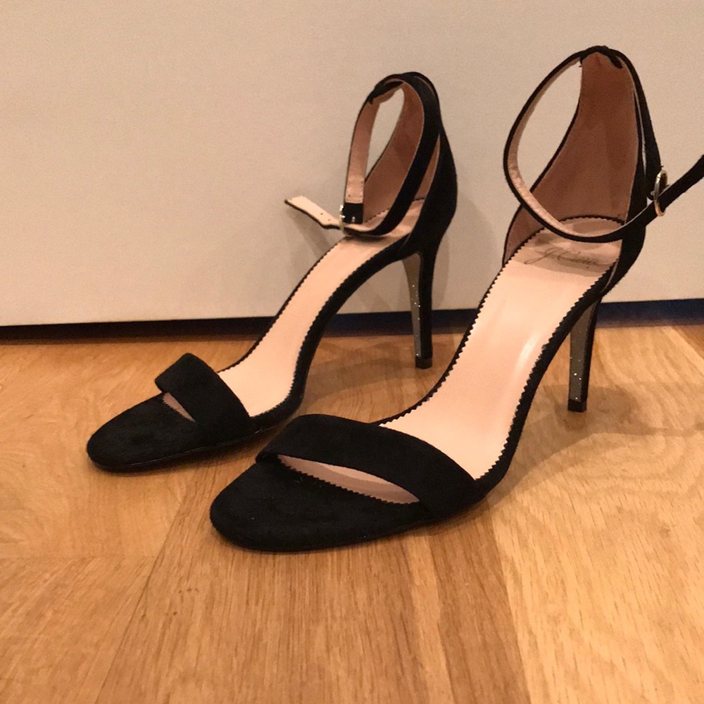 J Crew Riley sandals suede heels - new with box